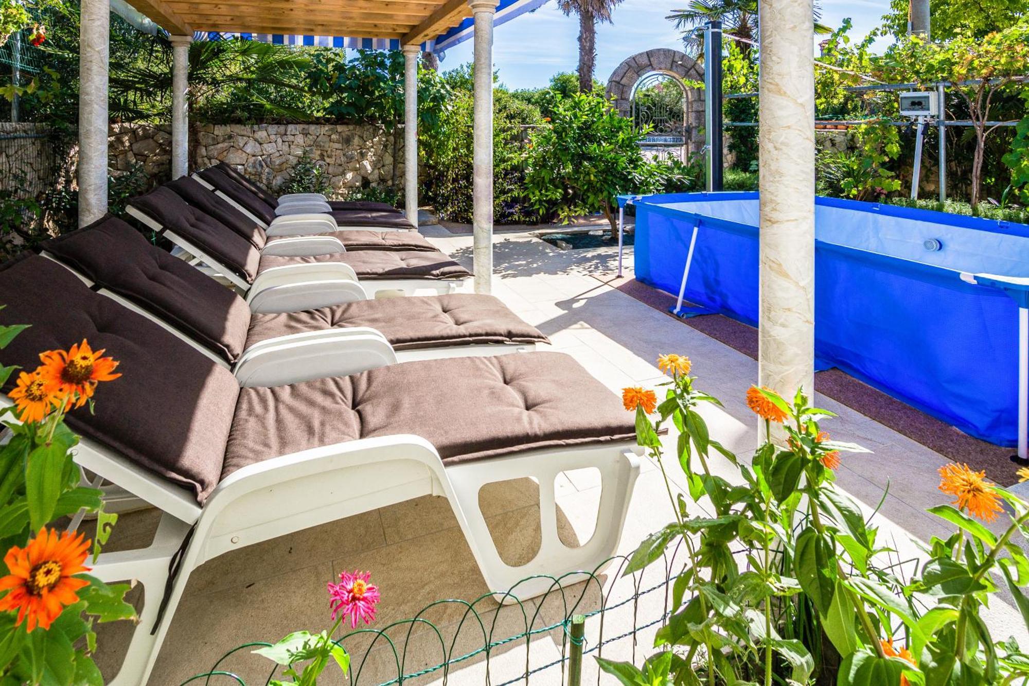 Apartment Villa Marija, Pinezici Krk Town Dış mekan fotoğraf