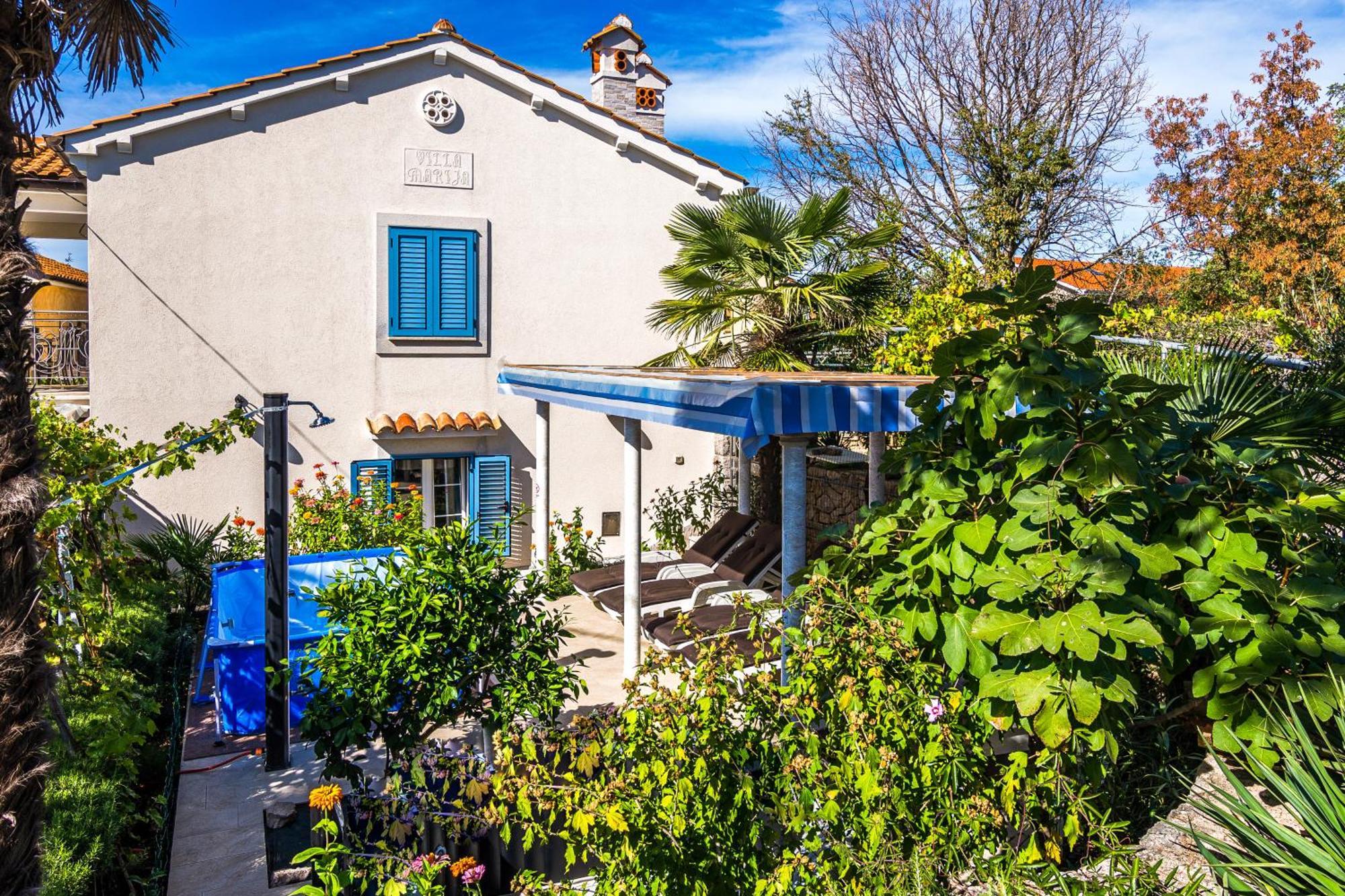 Apartment Villa Marija, Pinezici Krk Town Dış mekan fotoğraf